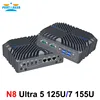 Partaker Industrial PC 14th Gen Ultra 5 125U Ultra 7 155U Win11 Pro 4K 3 x HD 3 x LAN Type-C Digital Signage Fanless AI Mini PC 1