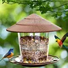 Bird Feeder Automatic Foot Feeding Tool Outdoor Bird Feeder Hanging Nut Feeding Multiple Hole Dispenser Holder Food Container 1