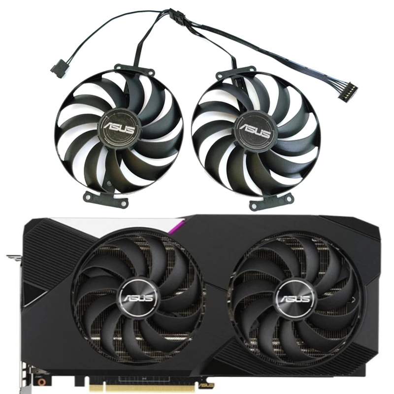 Nuovo 95Mm 7Pin T129215Su Rrtx 3060 Ti Doppia Ventola Gpu, Per Asus Rtx 3060Ti 3070 Dual 、 Rx 6700Xt Ventola Di Raffreddamento Doppia Scheda Video