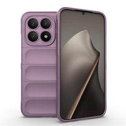 Shockproof Anti - Knock Anti - Slip Soft Silicone Phone Case Back Cover - Xiaomi 15T (Purple)