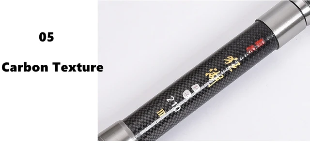 1.5M 1.8M 2.1M 2.4M Telescopic Rock Fishing Rod High Carbon Fiber