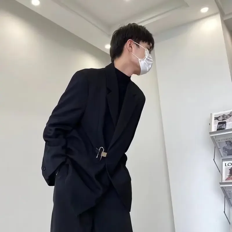 Blazers Men's Women's Autumn Winter For Business Social Scenes Casual Chic Korean Style Western-style Clothes
