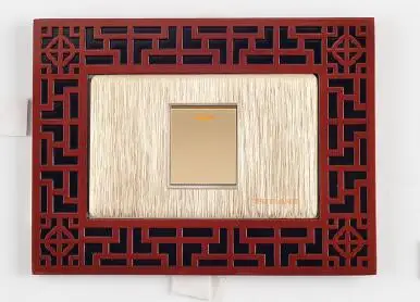 thumbnail image 1 of Interruptor clásico que se adhiere a las calcomanías de pared Enchufe de pared clásico Lámpara decorativa Interruptor de protección para la decoración de la sala de estar, 1 of 5