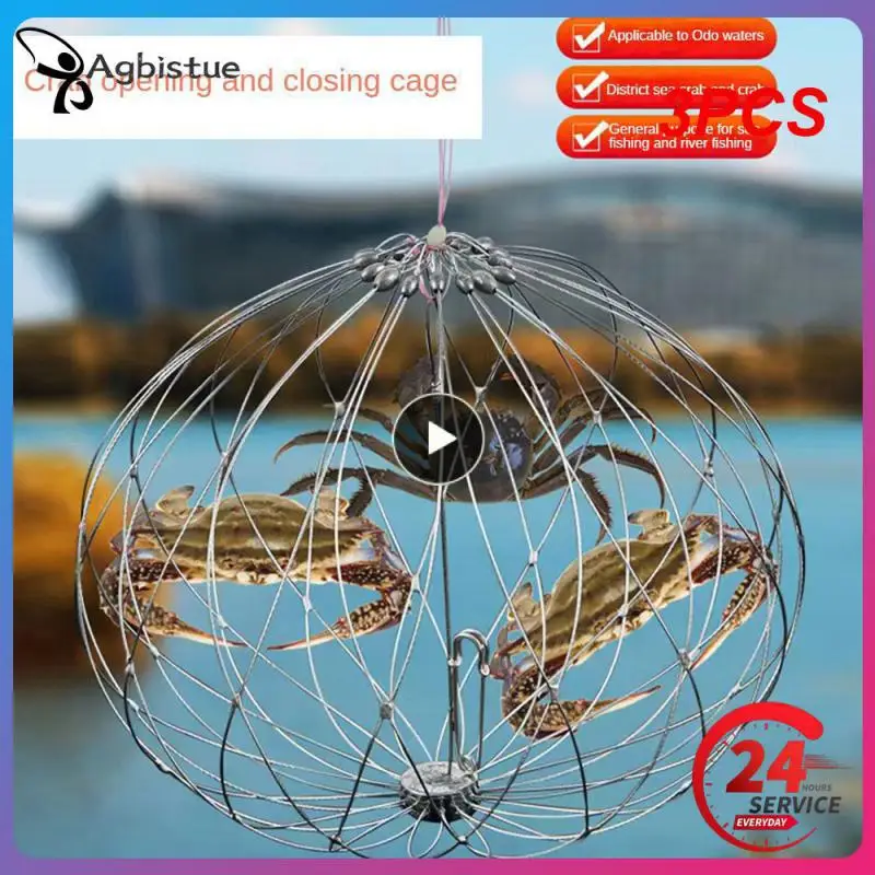 3PCS-Crab-Open-And-Close-Cage-Strong-An…