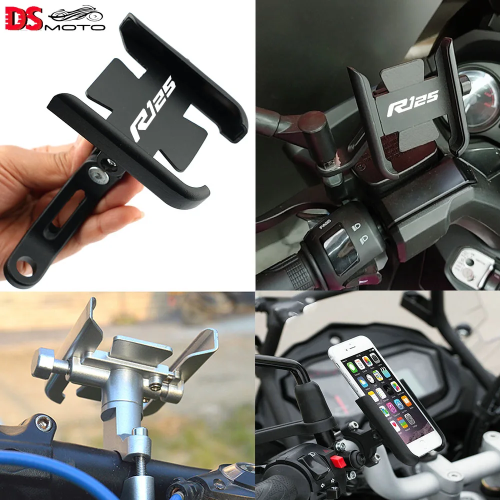 Yamaha YZF R1 - LE 5inch GPS SatNav Angled Mini USB Powered Motorcycle Mount (sku 14220)
