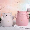 Lucky Cat Fortune Bank High Capacity Non-Removable Base Japanese Style Decor Shockproof Money Box Container For Kids Room Decor​ 1