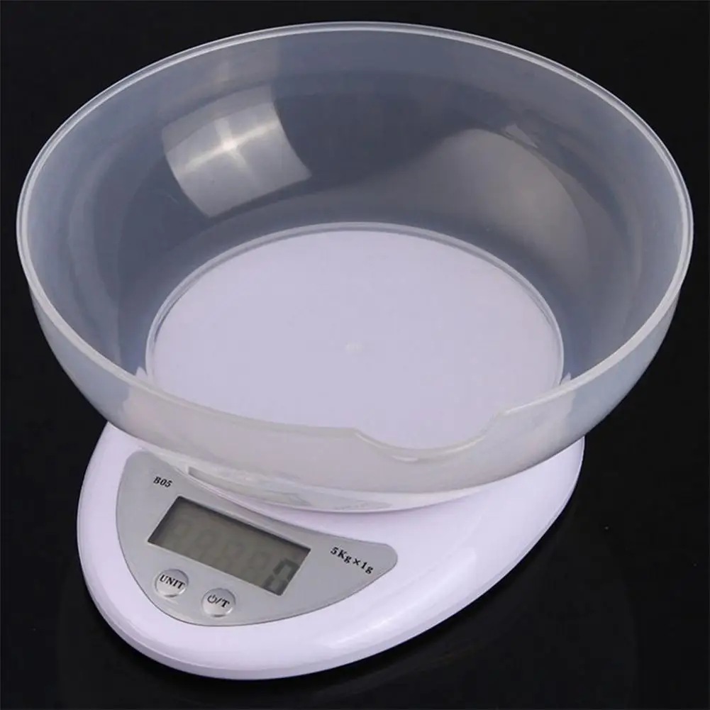 

1 Pcs 5kg/1g Portable Digital Scale LED Electronic Scales Postal Food Balance Measuring Weight LED Scales Kitchen Accessories