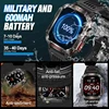New 2.01-inch Outdoor Men Smart Watch 3ATM Waterproof 600Mah Battery Compass LED Flashlight Bluetooth Call Smartwatch For Xiaomi 3