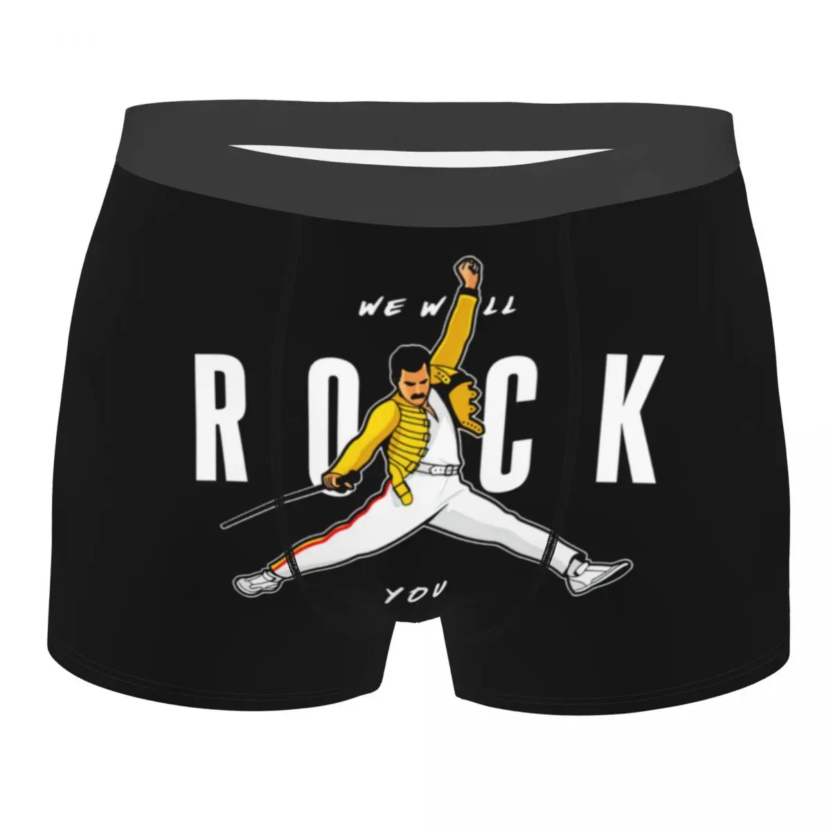 

Трусы-боксеры Freddie Mercury Rock Pop Music мужские, нижнее белье с принтом, брифы