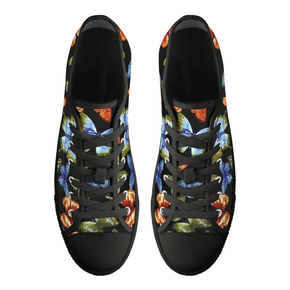 Beautiful Butterfly Shoes For Women Anti-slip Wear-resistant Round Toe Sport Ladies Shoe Custom Design Flat Zapatos Para Mujeres