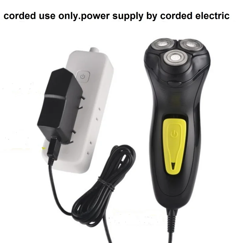 Professional Corded Shaver Electric Razor for Bald Head Shaver for Balder Men Face Dry Close Shave Clipper Stubble Beard Trimmer