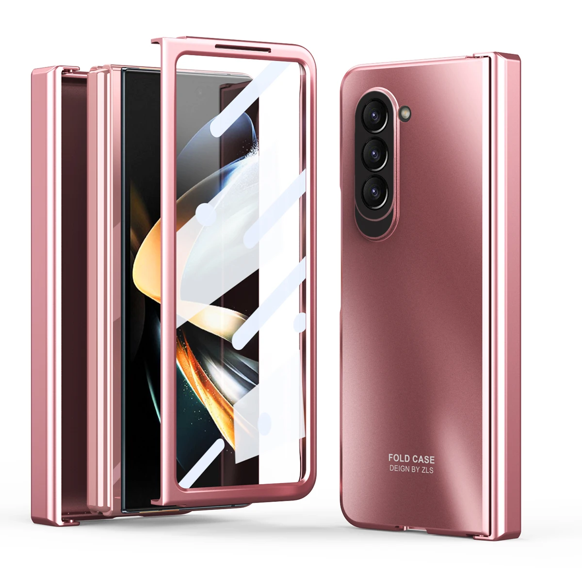 

Противоударный чехол с петлями на весь корпус для Samsung Galaxy Z Fold 5 Fold4 Fold3 Fold2 Fold5 Fold 3 2 4 Zfold5