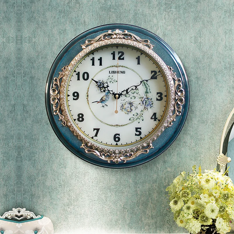 3d Wall Clock Vintage Large Silent Minimalist Style 3  