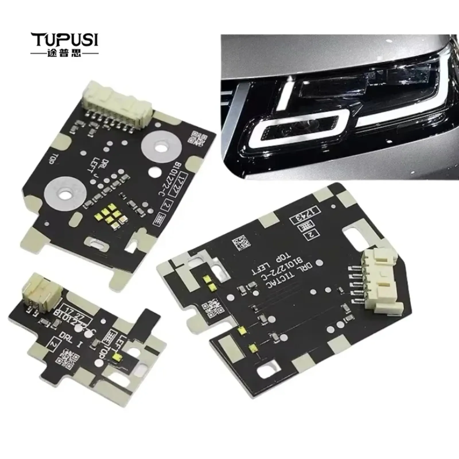 랜드로버 벨라용 TUPUSI 신형 B101672-C LED 헤드라이트 주간 주행등 LED 보드 B101682-C 고휘도