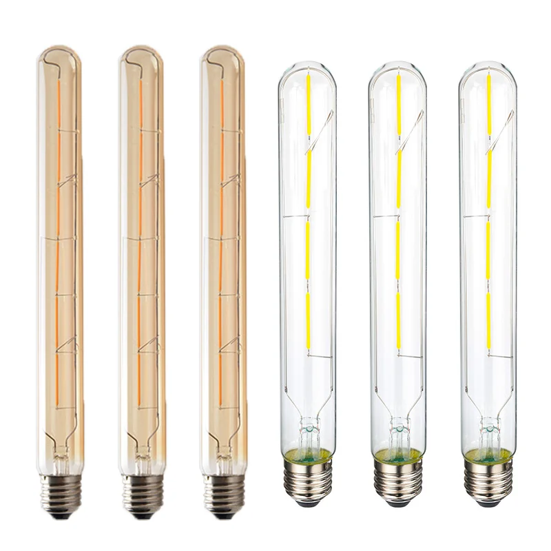 

T300 T225 T185 T100 Long Tube Led Edison Bulbs E27 40w 60w Antique Filament Light Bulb