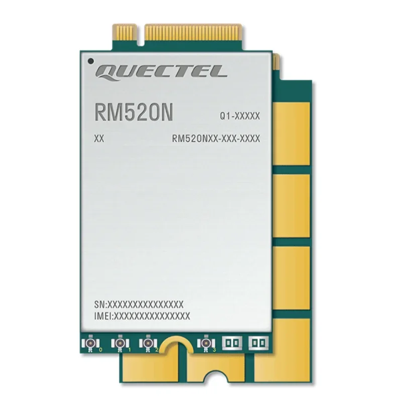 

New Quectel RM520N-GL 5G M.2 Module RM520NGLAA-M20-SGASA for Global 5G NR Sub-6GHz IoT Wireless Module