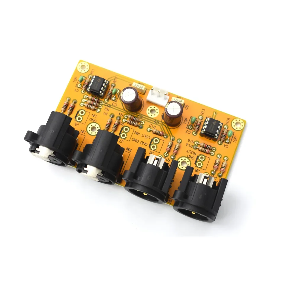 Equilibrar Pré-amplificador Equilibrado Xlr para Desequilibrado Rca Desequilibrado Rca para Equilibrado Xlr Rca para Xlr Converter Switch Board para Dca - Image 4