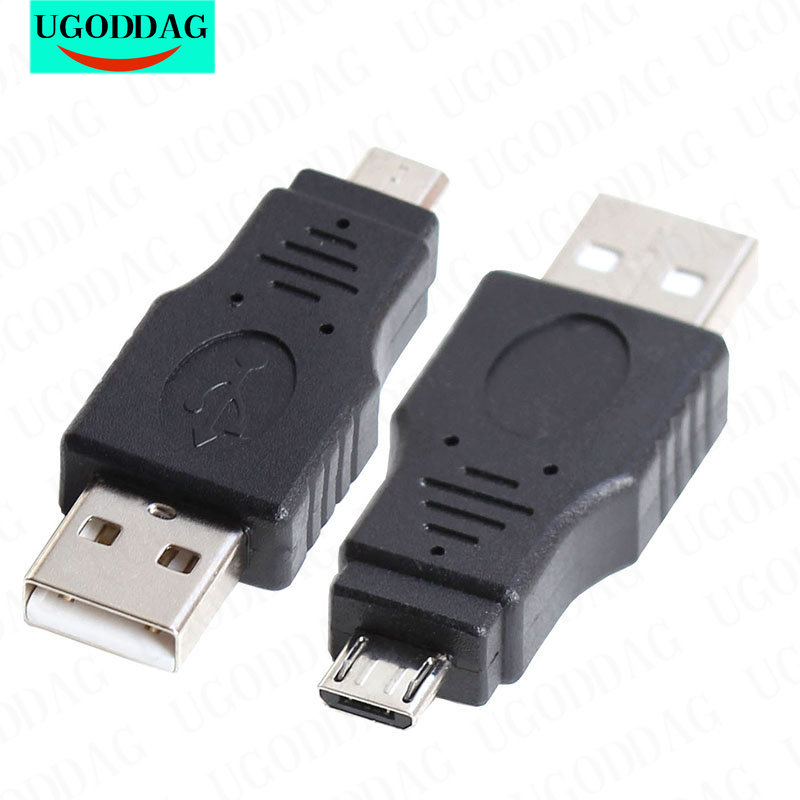 Micro USB Male to USB Male Data Sync Charging Adapter V8 Male to USB Female Conveter