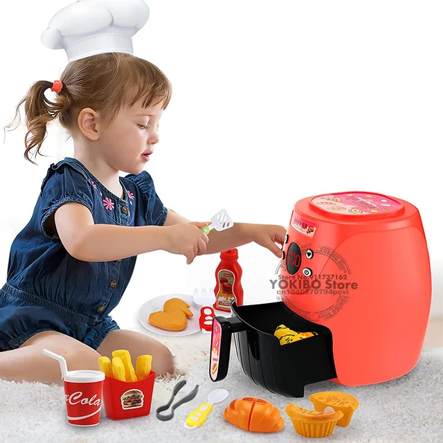 PLAYGO Children's Electric Air fryer Toy Air fryer Cookware Toy Food Toy  Toys 2 Years Kids Toy Kitchens Air fryer Toy Appliants Toy - AliExpress