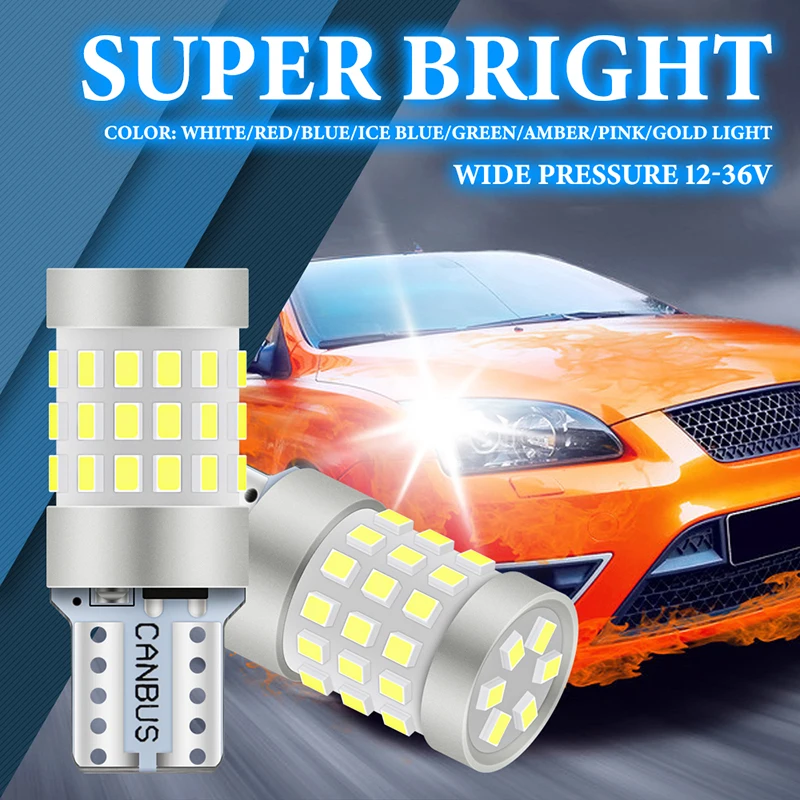 2pcs super bright LED T10 W5W Cob Trunk Bulb 194 Interior