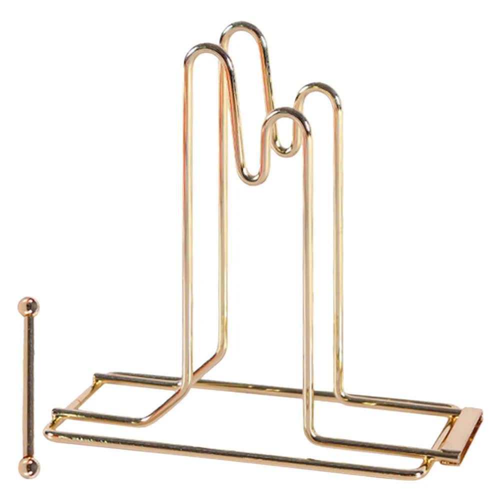 Golden Metal Ticket Dispenser Holder Raffle Stand Portable Soap Dish Movie Theater Roll ganizer Ticket Dispensing Holder Metal
