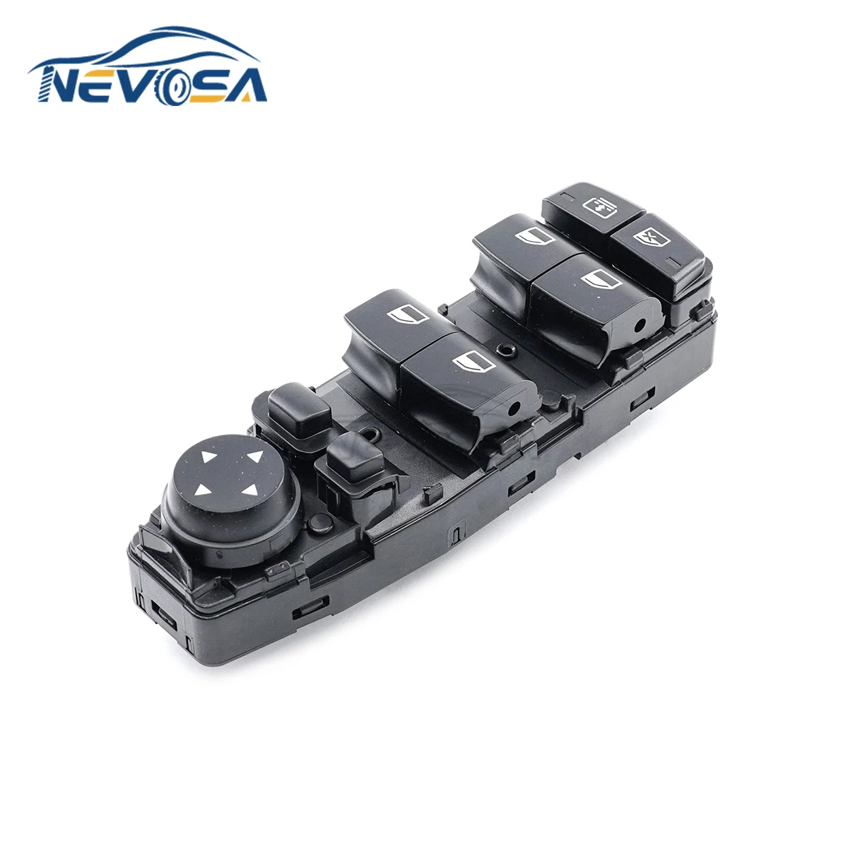 NEVOSA BMW 5 6 시리즈 F06 F07 F10 F11 X3 F25 드라이버 사이드 윈도우 리프터 스위치 마스터 제어 버튼 61319241956 61319241955
