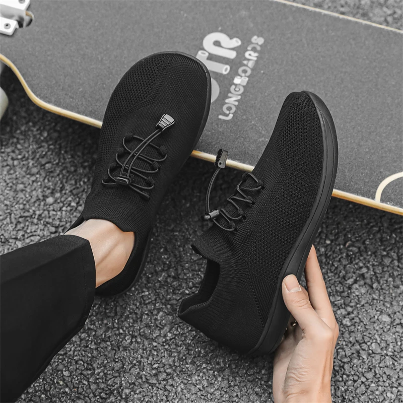 Atmungsaktive Barfußschuhe Aus Mesh Für Herren Mit Breiter Zehenbox_voghion.com
