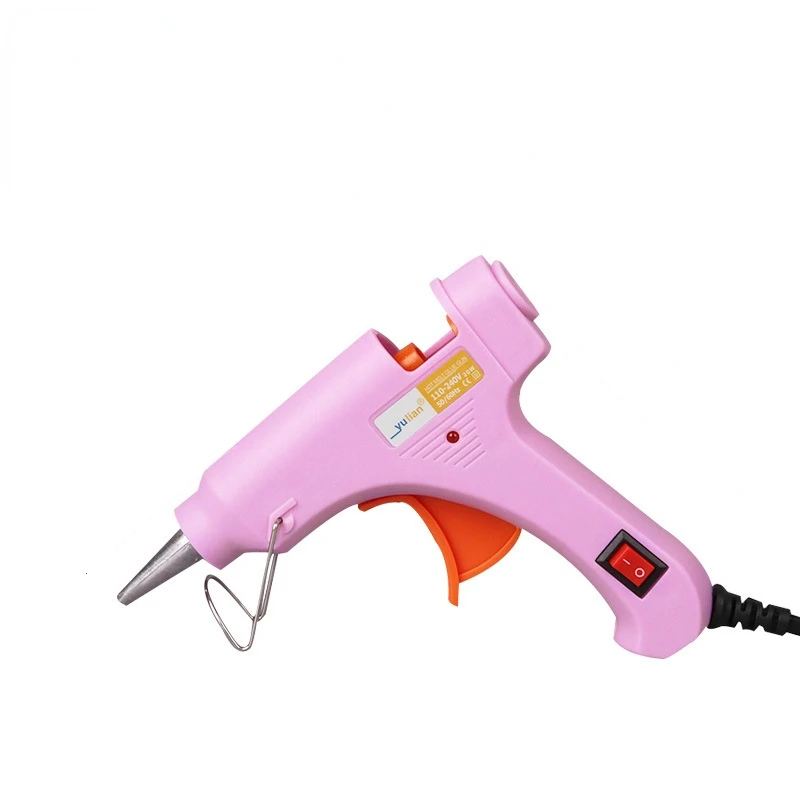 Hot Melt Glue Gun with 7mm Glue Sticks Mini Industrial Guns Heat Temperature Thermo Electric Repair Tool Heat Gun Hot Glue Stick 5