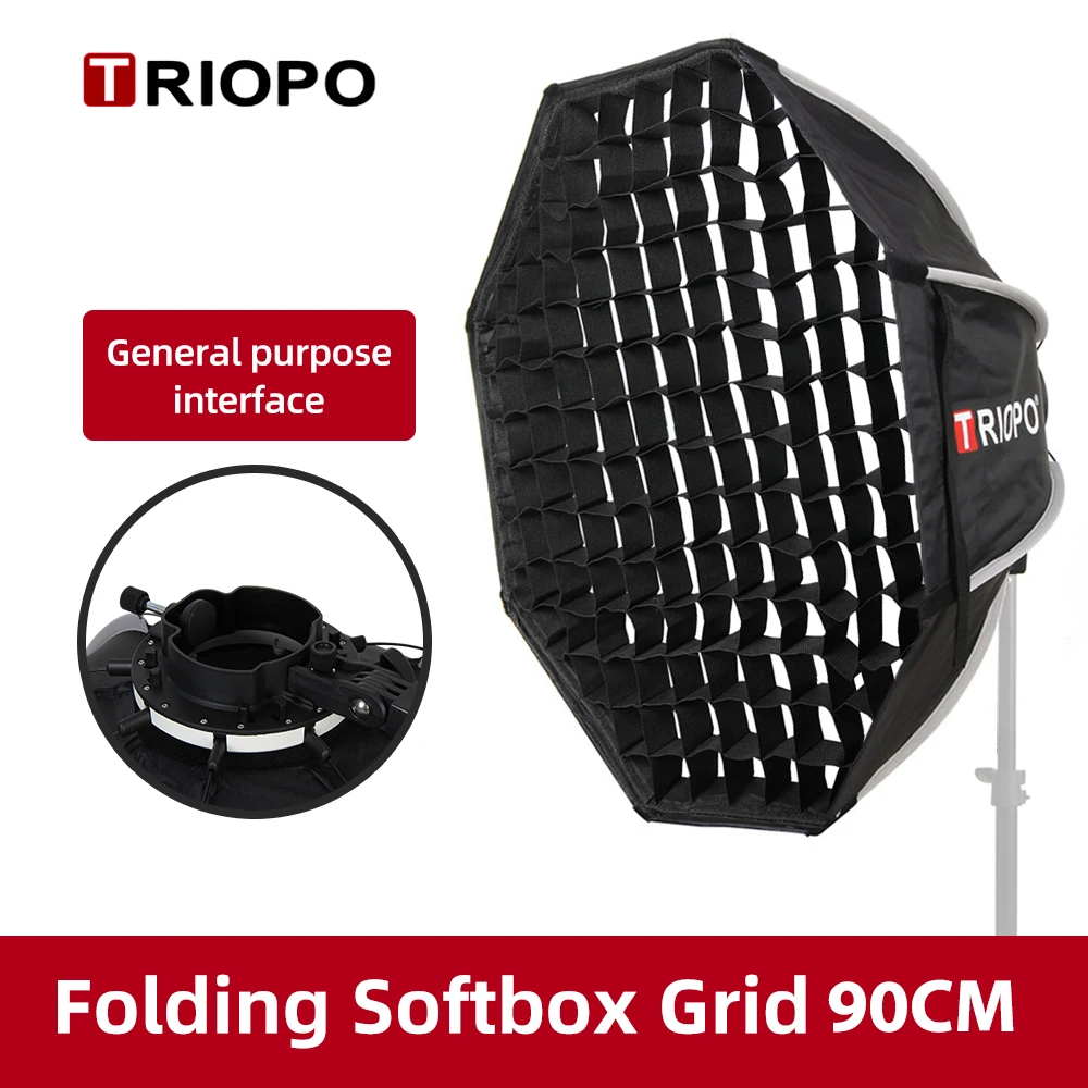 Triopo KX65 65cm/90cm Speedlite Octagon Umbrella Softbox +
