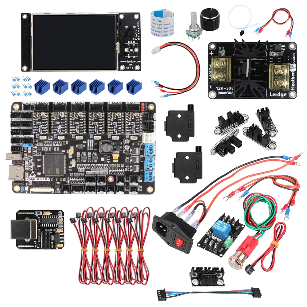 

New ARM 32Bit Board 3D Printer Parts Control Board Mainboard Controller DIY Electronic Kit K2 Motherboard TMC2209 UART Driver