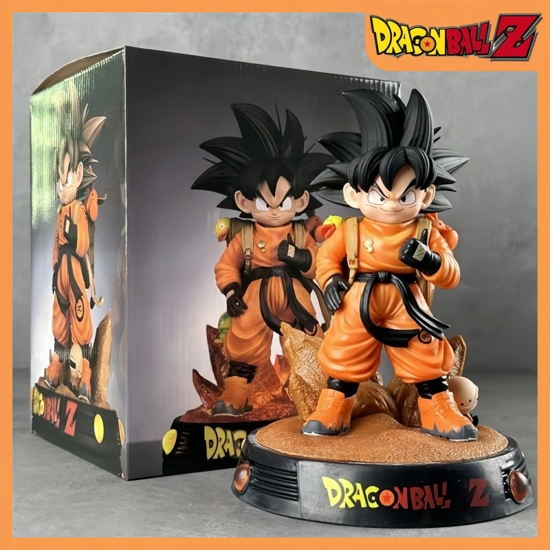 

2024 New 22cm Dragon Ball Figures Travel Sou Goku Anime Figurine Replaceable Head Pvc Collection Statue Model Ornament Toys Gift
