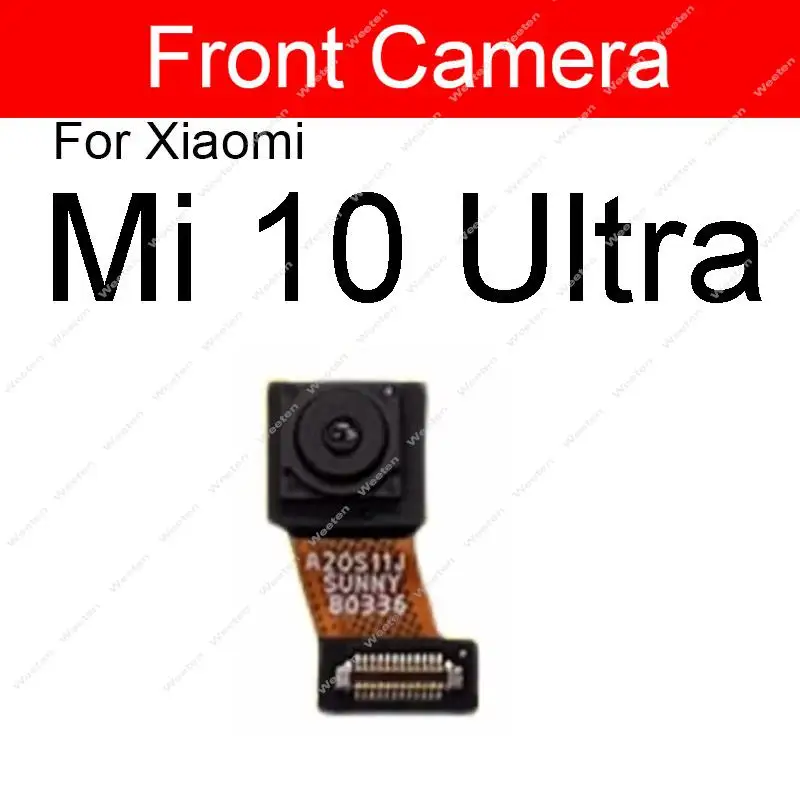 Câmera Frontal Traseira Traseira Câmera Cabo Flexível para Xiaomi mi 10 Ultra Pequeno Frente Vista Traseira Principal Câmera Módulo Peças de Reparo - Image 5
