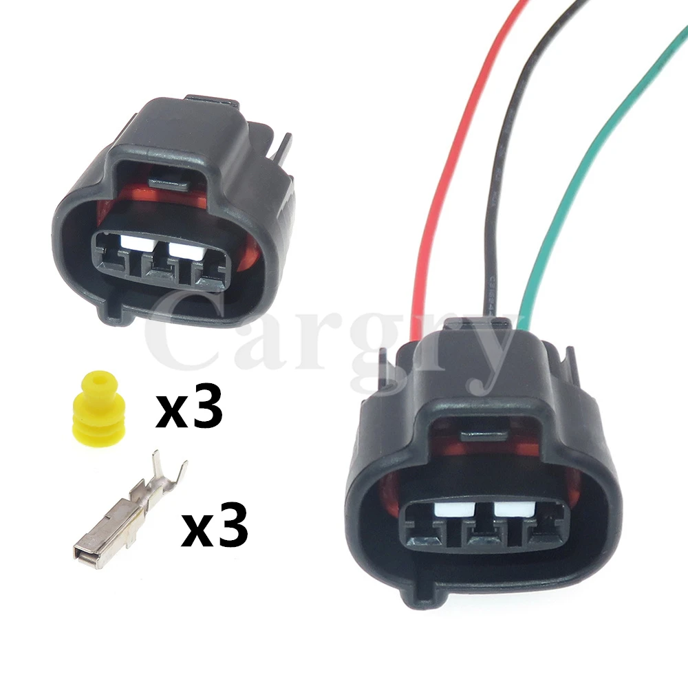 

1 Set 3P Automobile Starter Waterproof Plug DS-BN-3F-GR 90980-11145 Car Electrical Connector Auto Wiring Terminal Socket