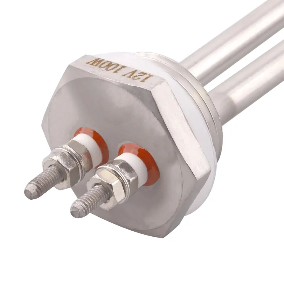 Elemento Riscaldante 12V Per Acqua - A U, DN25, 150W | In Acciaio Inox SUS304 | Per Impianti Solari - Foto 7