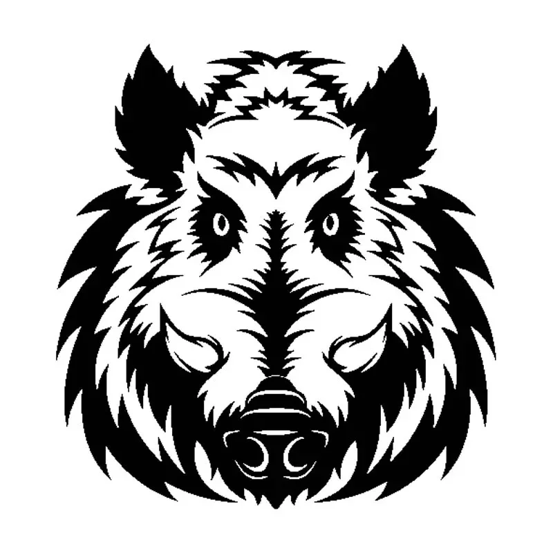 

Furious Personality of Wild Boar PVC Accessories Products Stickers on Motorcycle Car Sticker Accessories Stylish, Accessories