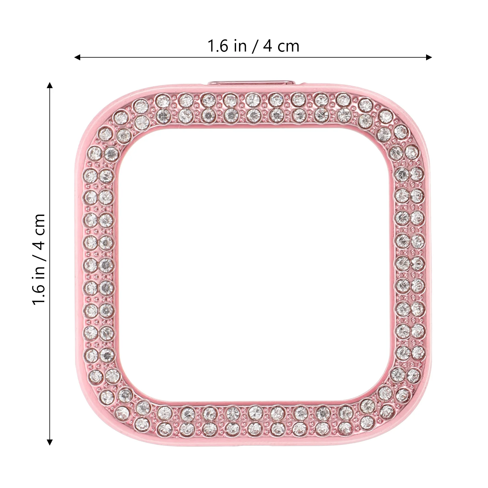 Custodia protettiva compatibile per Fitbit, cornice con strass Bling per Smartwatch