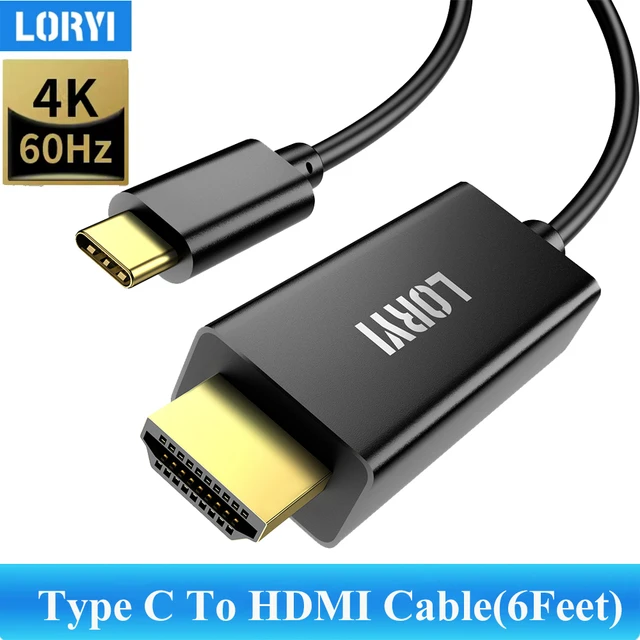 USB-C to 4K HDMI Cable 6ft