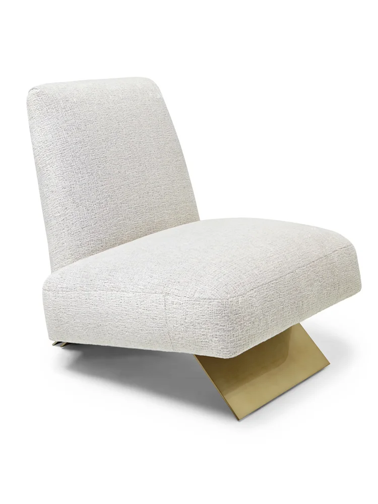 

Designer Couch Italian Light Luxury Combination Sofa Simple Single Balcony Leisure Chair
