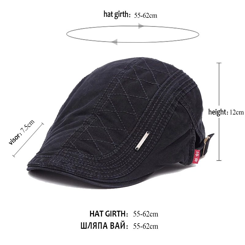 Cotton Beret Hats for Men Women Summer Flat Cap Male Vintage Casquette Caps Fall Berets for Auntumn Winter beret hat woolen beret