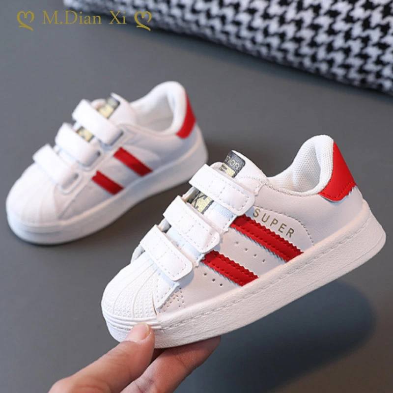 Fashion Kids Sneakers Baby Boys Girls Casual Sport Sport White Shoes