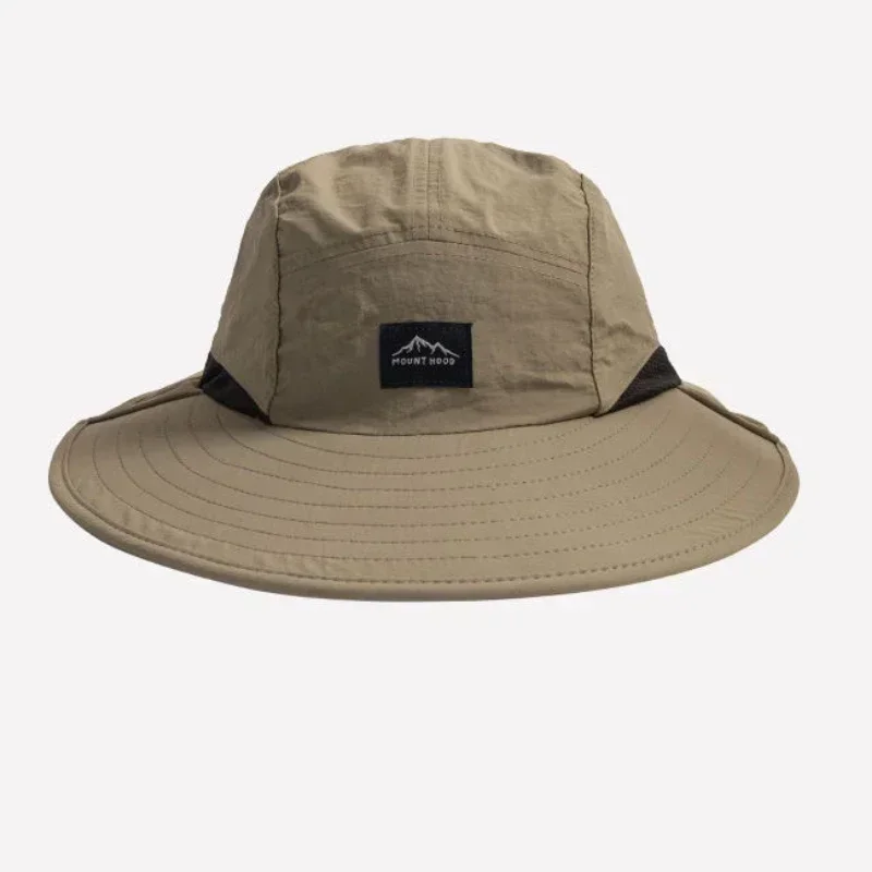 Unisex Summer Wide Brim Waterproof and Quick drying Panama Caps Outdoor Visor Bucket Hats Mesh Breathable Sun Hat with Neck Flap sun hats
