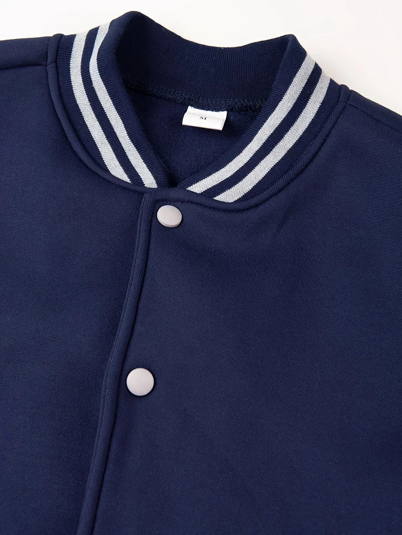 Baseball jersey fashion autumn/winter neutral patch youth preppy ribbed sleeve short men's and women's jacket trend
