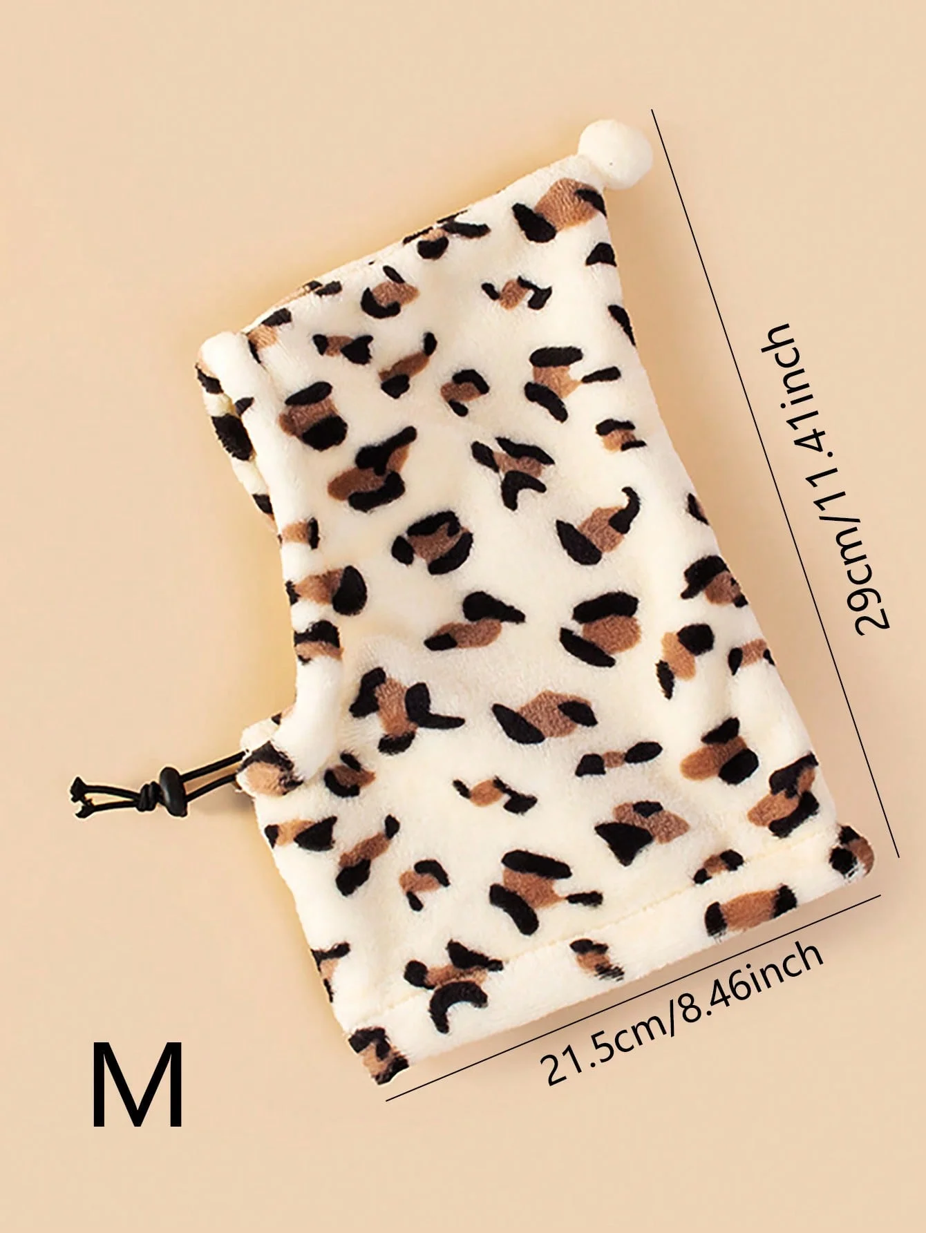 1PC-Pet leopard print spoof hat Christmas hat puppy hat