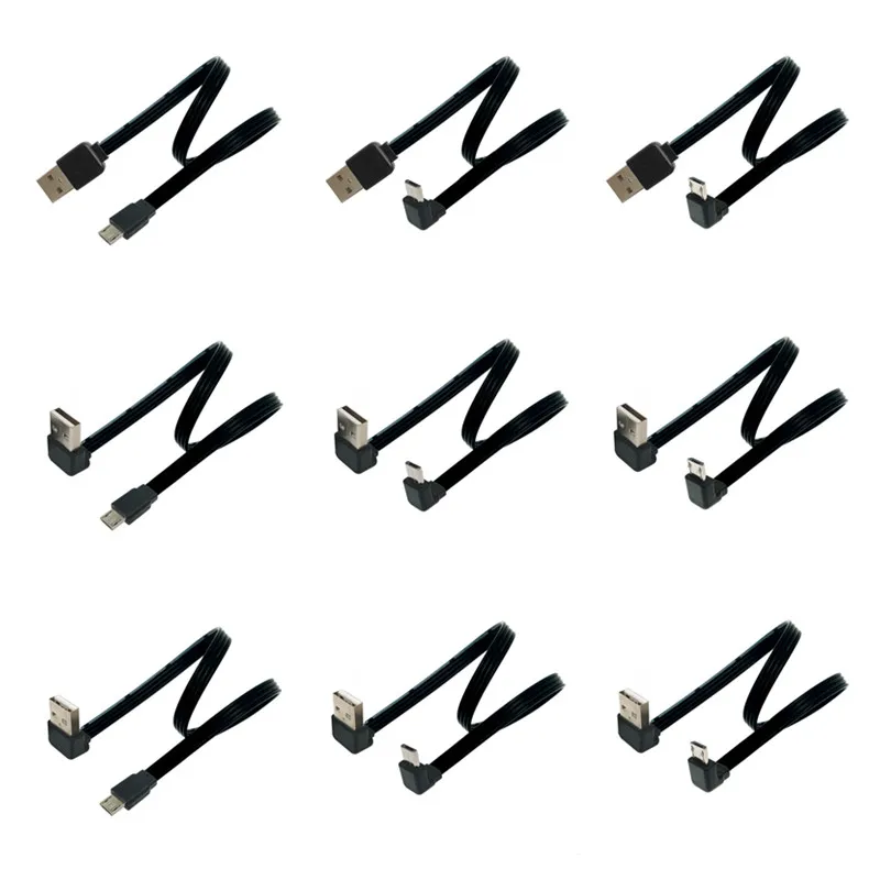 Usb 2.0 Up Down Angle 90 Degree Male To Micro Usb 90 Degree Male Super