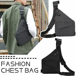 Travel Men Chest Bag Personal Anti-theft Crossbody Bag Sports Running Invisible Wallet Men and Women Casual Sling Crossbody Bag