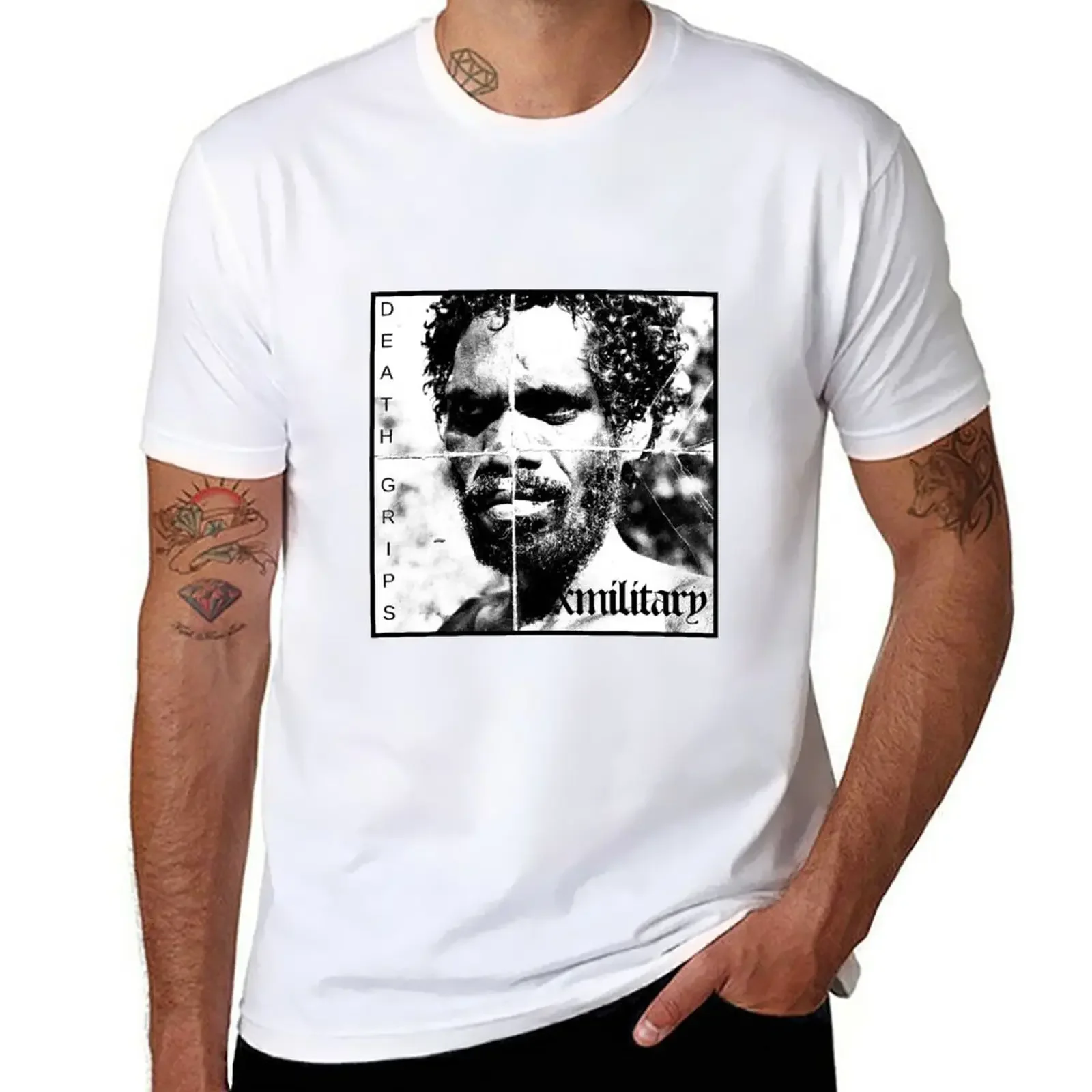 

Exmilitary by Death Grips T-Shirt graphics summer tops mens t shirt