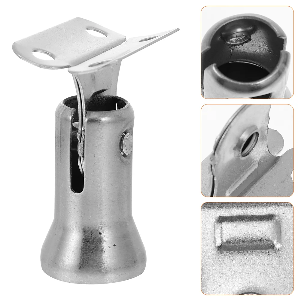6 Pcs Stair Railing Handrail Column Support Stainless Steel Bracket Holders Brackets for Deck Staircase