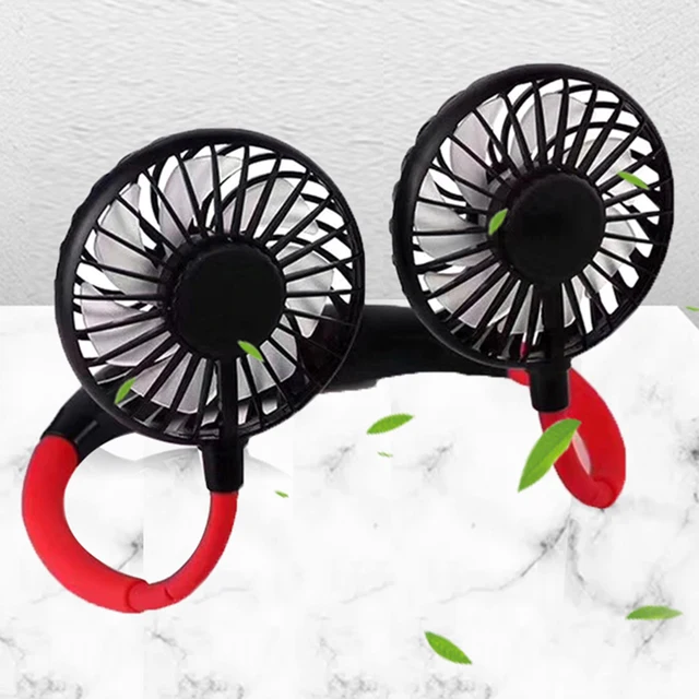 USB Rechargeable Neck Fan - Portable, Hands-Free Personal Cooler With 3 Speeds & 360° Rotation