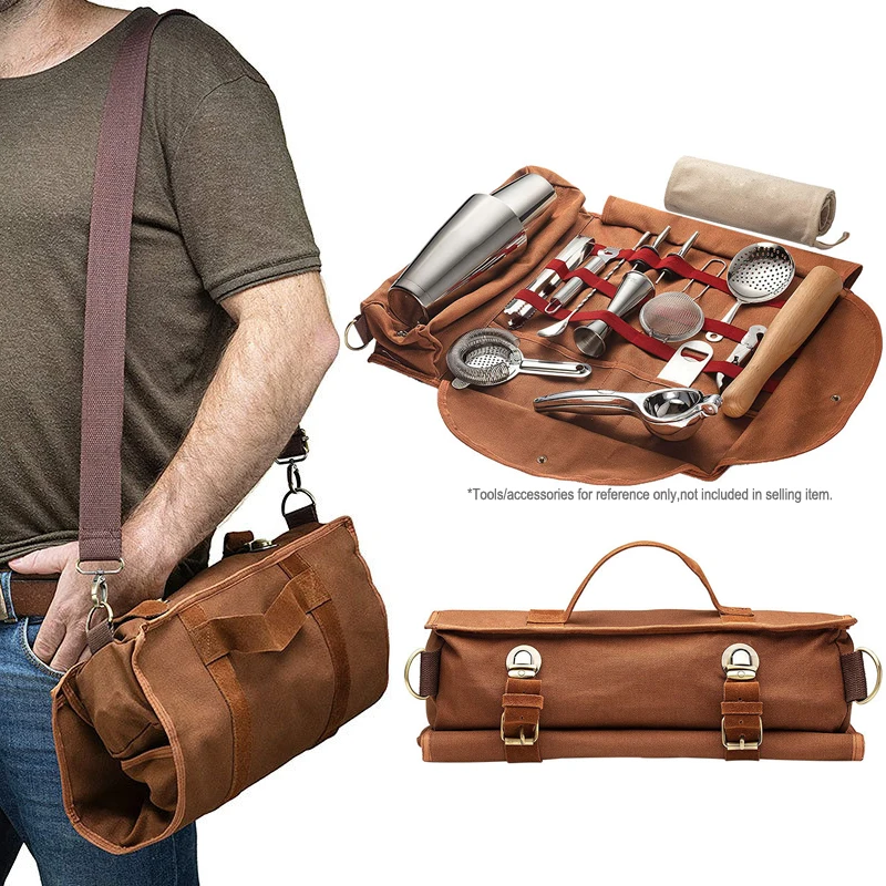 Canvas Whisky Travel Kit