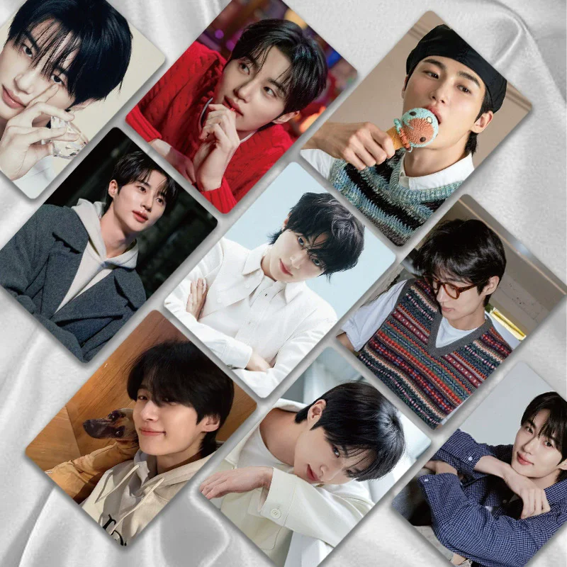 50 Pcs/Set Byeon Woo-seok Laser Lomo Card 'Loverly Runner' Drama Holographic Photo Cards Cosplay Gift kpop photo cards,photo cards